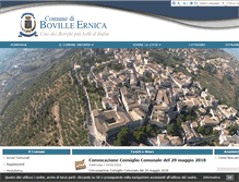 Tablet Screenshot of comune.boville-ernica.fr.it